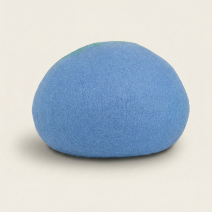 Blue & Green Gradient Wool Felt Cat Cave