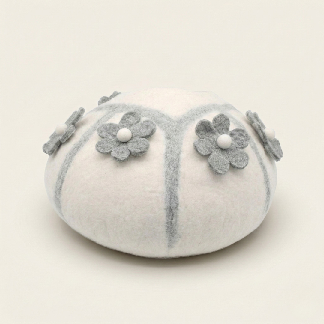 Petal Wool Felt Cat Cave