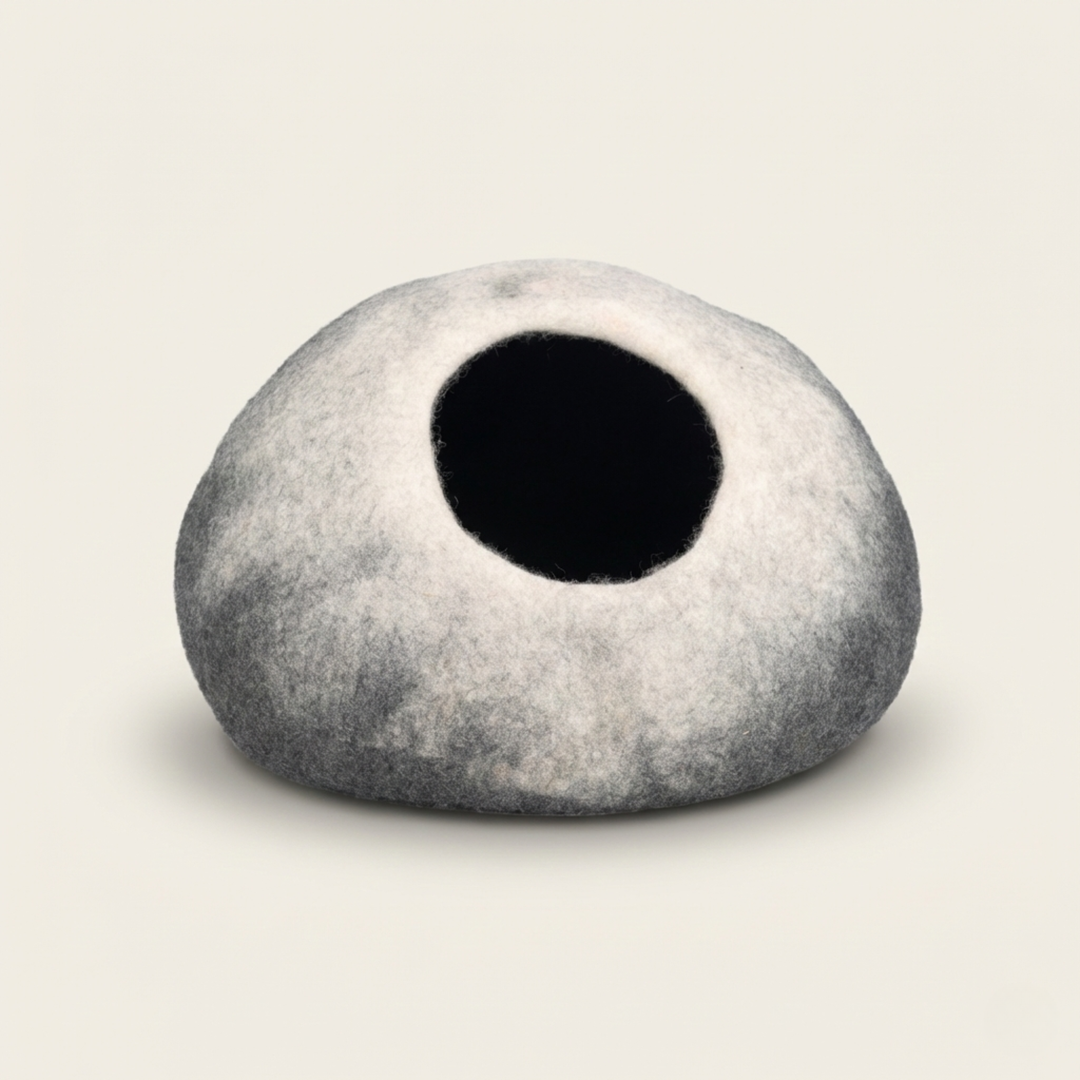 Two-Tone Gradient Wool Felt Cat Cave