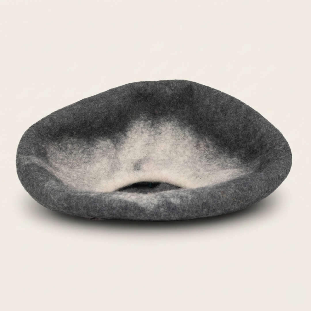 Two-Tone Gradient Wool Felt Cat Cave